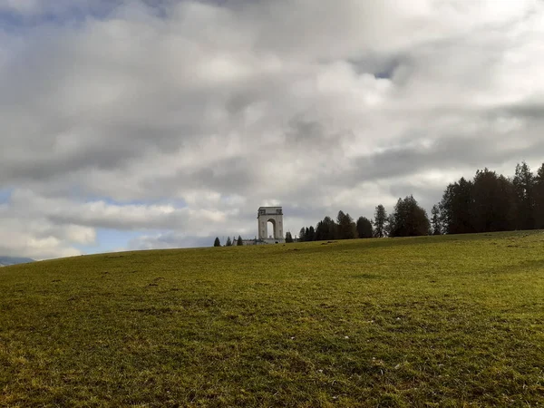 Memoriale Militare Asiago Grande Monumento Storico Uno Dei Principali Ossari — Foto Stock