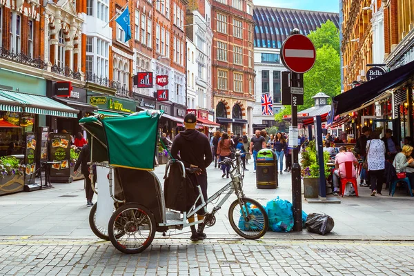 London United Kingdom May 2018 London Tricycle Taxi Availble Tourist — Stock Photo, Image