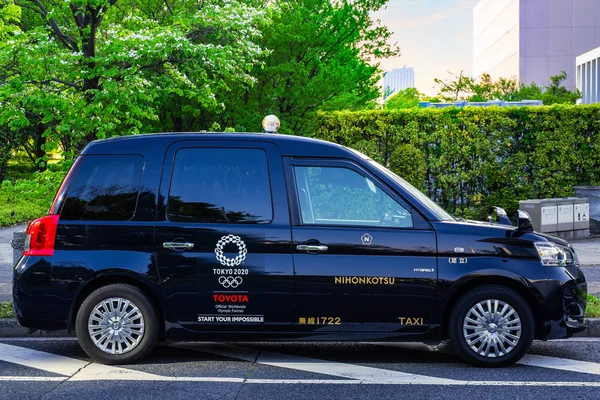 Tokyo Giappone Aprile 2018 Nuovo Modello Taxi Giapponese Chiamato Jpn — Foto Stock