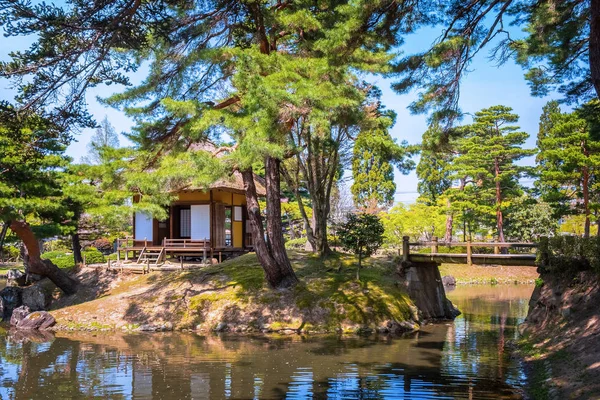 Jardim Ervas Medicinais Oyakuen Cidade Aizuwakamatsu Fukushima Japão — Fotografia de Stock