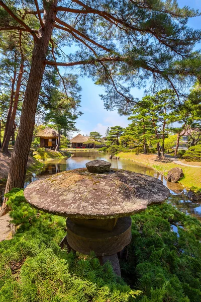 Oyakuen Ogród Ziół Leczniczych Mieście Aizuwakamatsu Fukushima Japonia — Zdjęcie stockowe