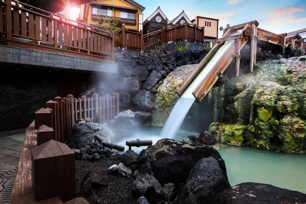 Yubatake Hotspring Kusatsu Onsen Gunma Japón —  Fotos de Stock