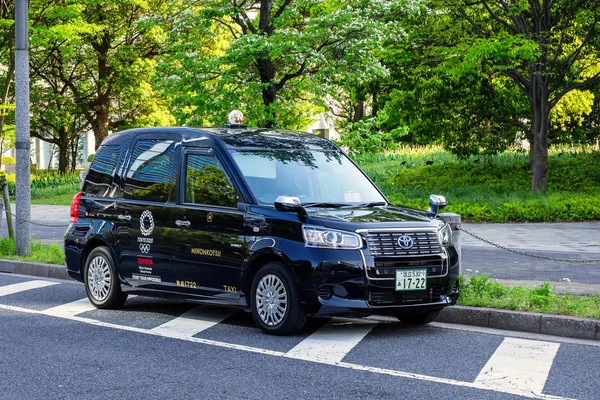 Tokyo Giappone Aprile 2018 Nuovo Modello Taxi Giapponese Chiamato Jpn — Foto Stock