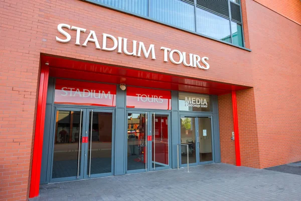 Liverpool Reino Unido May 2018 Estadio Anfield Sede Del Liverpool —  Fotos de Stock