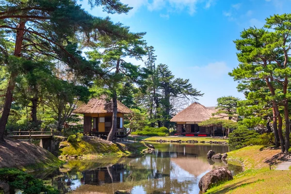 Jardim Ervas Medicinais Oyakuen Cidade Aizuwakamatsu Fukushima Japão — Fotografia de Stock