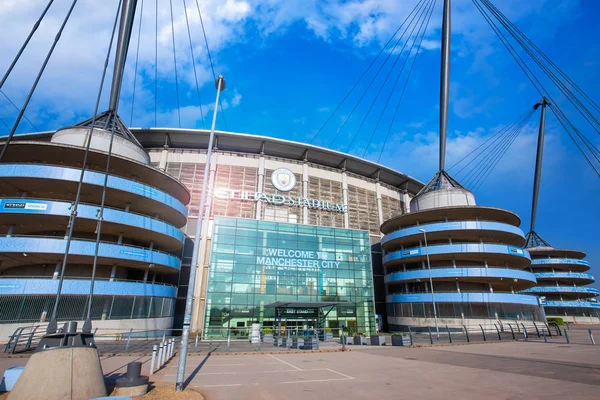 Manchester United Kingdom May 2018 Manchester City Football Club Founded — Stock Photo, Image