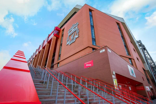 Liverpool May 2018 Anfield Stadium Home Ground Liverpool Which Has — Stock Photo, Image