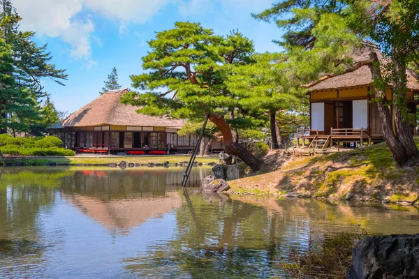 Oyakuen Medicinale Kruidentuin Stad Van Aizuwakamatsu Fukushima Japan — Stockfoto