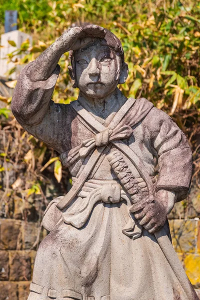 Айдзувакамацу Япония Апреля 2018 Года Место Захоронения Белого Тигра Горе — стоковое фото
