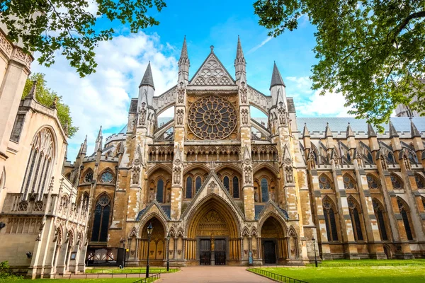 Westminsterské Opatství Kolegiátní Kostel Svatého Petra Westminsteru Londýně Velká Británie — Stock fotografie