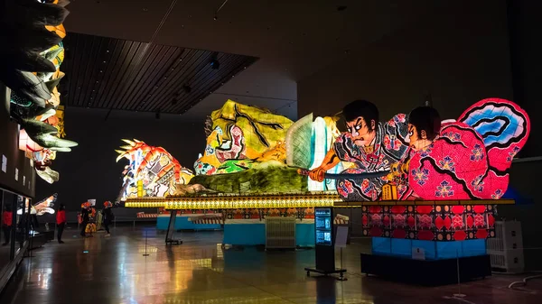 Aomori Japonia Kwietnia 2018 Muzeum Warasse Nebuta Jest Doskonałym Miejscem — Zdjęcie stockowe