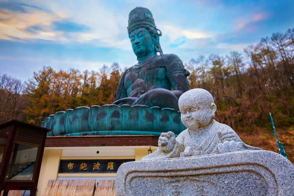 Wielki Budda Showa Daibutsu Świątyni Seiryuji Aomori Japonia — Zdjęcie stockowe