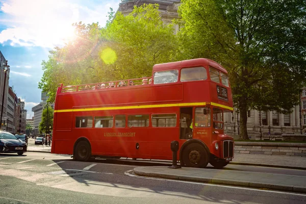 Londres Reino Unido Mayo 2018 Modelo Antiguo Autobús Clásico Londres — Foto de Stock