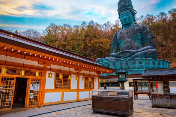 Marele Buddha Showa Daibutsu Templul Seiryuji Din Aomori Japonia — Fotografie, imagine de stoc