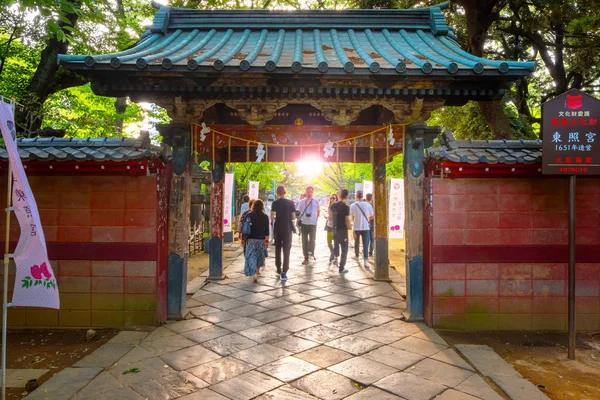 Tokyo Japan April 2018 Ueno Toshogu Shrine Built 1616 One — Stock Photo, Image