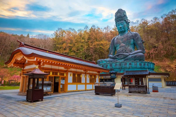 Big Buddha Showa Daibucu Seiryuji Chrámu Aomori Japonsko — Stock fotografie