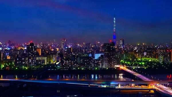 日本首都东京城市景观景观 — 图库照片