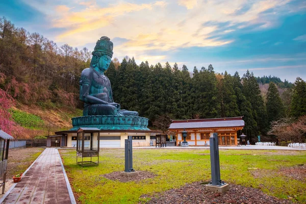 Marele Buddha Showa Daibutsu Templul Seiryuji Din Aomori Japonia — Fotografie, imagine de stoc