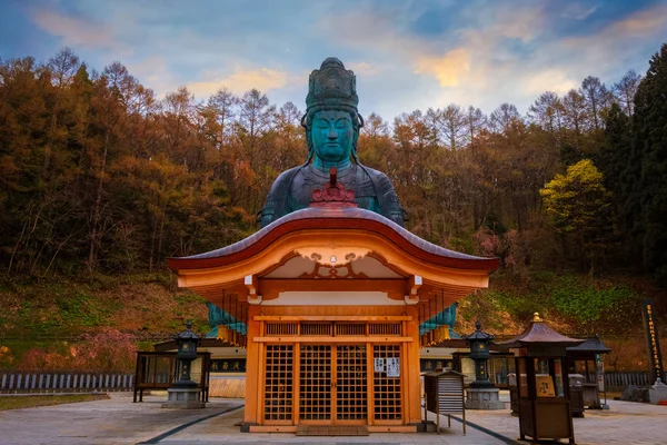 Big Buddha Showa Daibucu Seiryuji Chrámu Aomori Japonsko — Stock fotografie