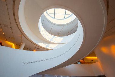 Liverpool, İngiltere - 17 Mayıs 2018: The Museum 2011 yılında açılan Liverpool yansıtan benzersiz coğrafya, tarih ve kültür kentin küresel önemi