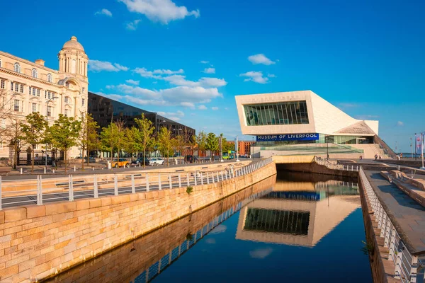 Liverpool Reino Unido Mayo 2018 Museo Liverpool Inaugurado 2011 Refleja —  Fotos de Stock