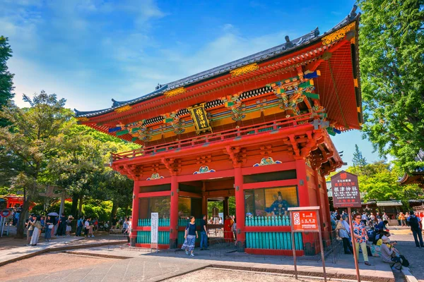 Tokio Japón Abril 2018 Santuario Nezu Estableció 1705 Uno Los — Foto de Stock