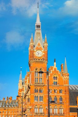 St Pancras station in London, UK clipart
