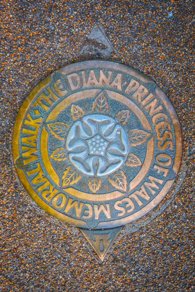The Diana, Princess of Wales maker Memorial Walk in Kensington Gardens, London, UK