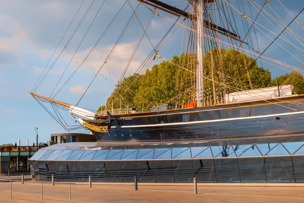 Λονδίνο Ηνωμένο Βασίλειο Μαΐου 2018 Cutty Sark Χτισμένο 1869 Ένα — Φωτογραφία Αρχείου