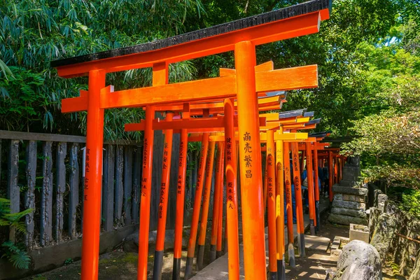 Torii Gates Bei Nezu Shrine Tokyo Japan — Stockfoto