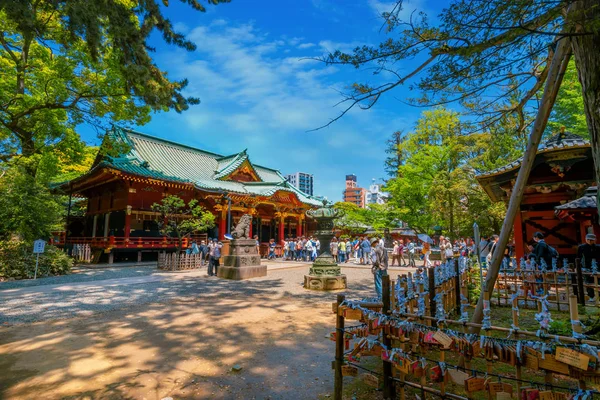 Tokyo Japan April 2018 Nezu Heiligdom Opgericht 1705 Een Van — Stockfoto