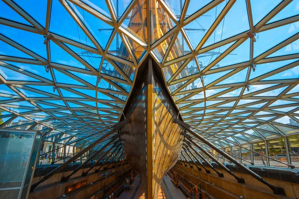 Londres Reino Unido Maio 2018 Cutty Sark Construído 1869 Dos — Fotografia de Stock