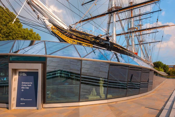 Λονδίνο Ηνωμένο Βασίλειο Μαΐου 2018 Cutty Sark Χτισμένο 1869 Ένα — Φωτογραφία Αρχείου