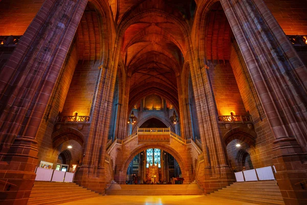 Liverpool Wielka Brytania Maja 2018 Katedra Liverpoolu Oparciu Projekt Przez — Zdjęcie stockowe