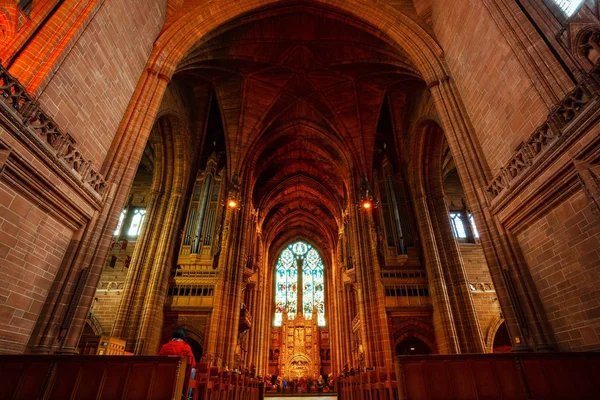 Liverpool Mai 2018 Liverpool Kathedrale Nach Einem Entwurf Von Giles — Stockfoto