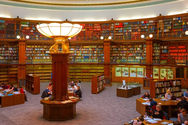 Liverpool Wielka Brytania Maja 2018 Picton Czytelnia Centralnej Bibliotece Liverpool — Zdjęcie stockowe