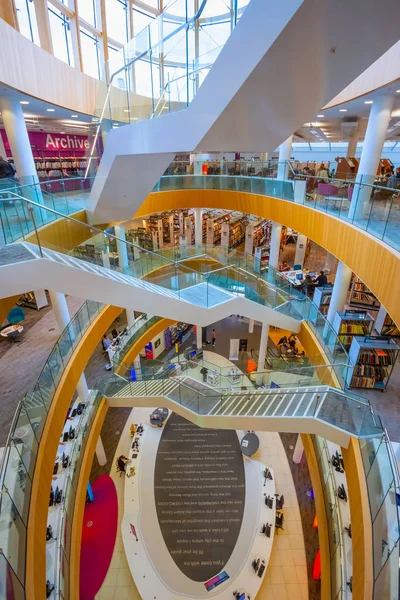 Liverpool Storbritannien Maj 2018 Liverpool Central Library Designad John Grey — Stockfoto