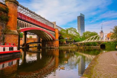 Castlefield, Manchester, İngiltere'de şehir içi koruma alanında