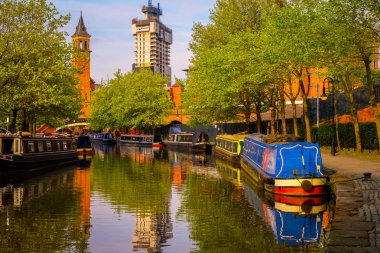 Castlefield, Manchester, İngiltere'de şehir içi koruma alanında