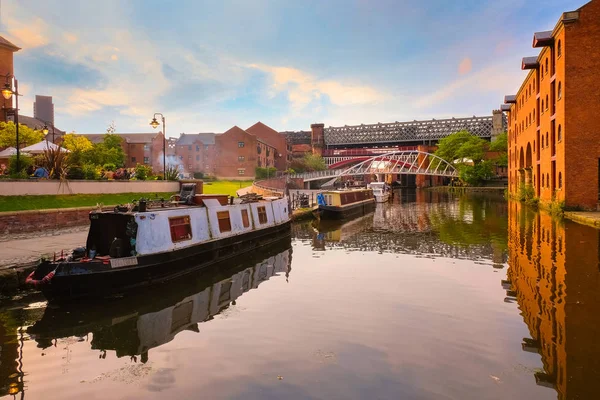 Castlefield Área Conservación Del Centro Ciudad Manchester Reino Unido — Foto de Stock