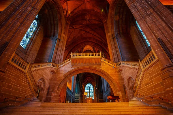 Liverpool Wielka Brytania Maja 2018 Katedra Liverpoolu Oparciu Projekt Przez — Zdjęcie stockowe