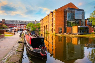 Castlefield, Manchester, İngiltere'de şehir içi koruma alanında