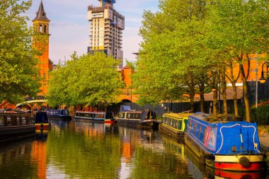 Castlefield, Manchester, İngiltere'de şehir içi koruma alanında