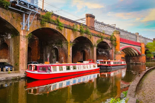 Manchester Reino Unido Mayo 2018 Castlefield Área Conservación Del Centro — Foto de Stock