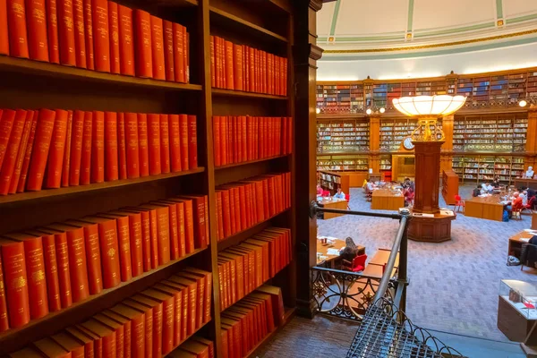 Liverpool May 2018 Picton Reading Room Liverpool Central Library Founded — стоковое фото