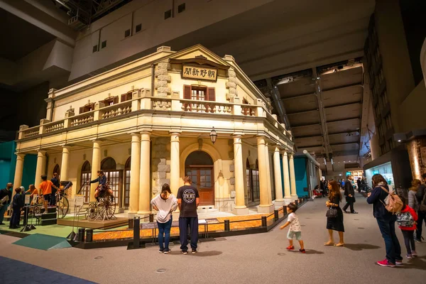 Tokyo Japan April 2018 Edo Tokyo Museum Permanent Exhibition Vividly — Stock Photo, Image