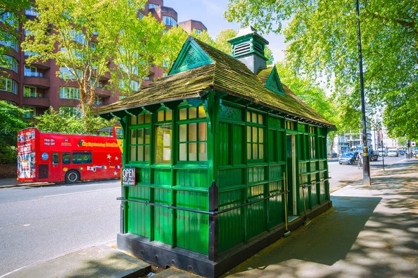 Londres Reino Unido Mayo 2018 Abre Pequeño Quiosco Comida Para — Foto de Stock