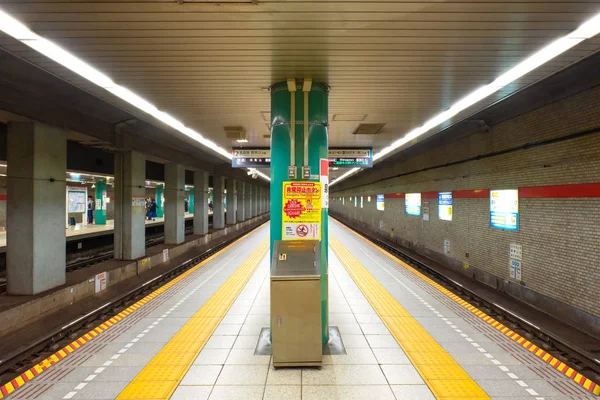 Tokio Japón Abril 2018 Túnel Del Sistema Metro Tokio — Foto de Stock