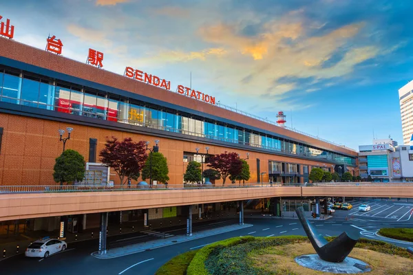 Tokio Japón Abril 2018 Estación Sendai Una Estación Ferroviaria Importante — Foto de Stock