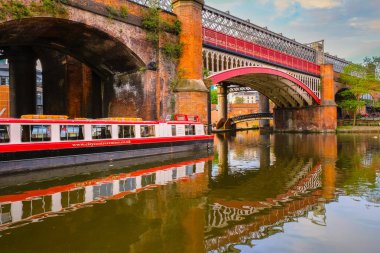 Castlefield, Manchester, İngiltere'de şehir içi koruma alanında 